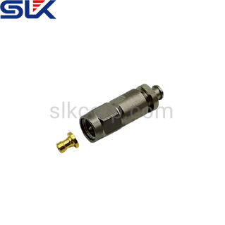 SMA-Stecker mit gerader Klemme für PT-FLEX-047-Kabel 50 Ohm 5MAM15S-A420-002