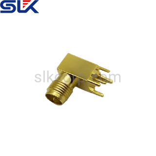 RP SMA-Buchse rechtwinkliger Stecker für Platine 50 Ohm 5RMAF25R-P41-003